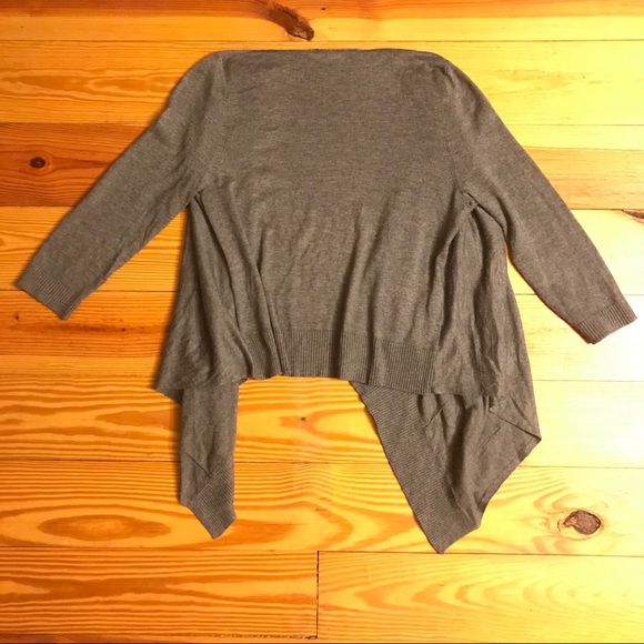 Ann Taylor LOFT Gray Wrap Cardigan, EUC, S - Picture 12 of 12